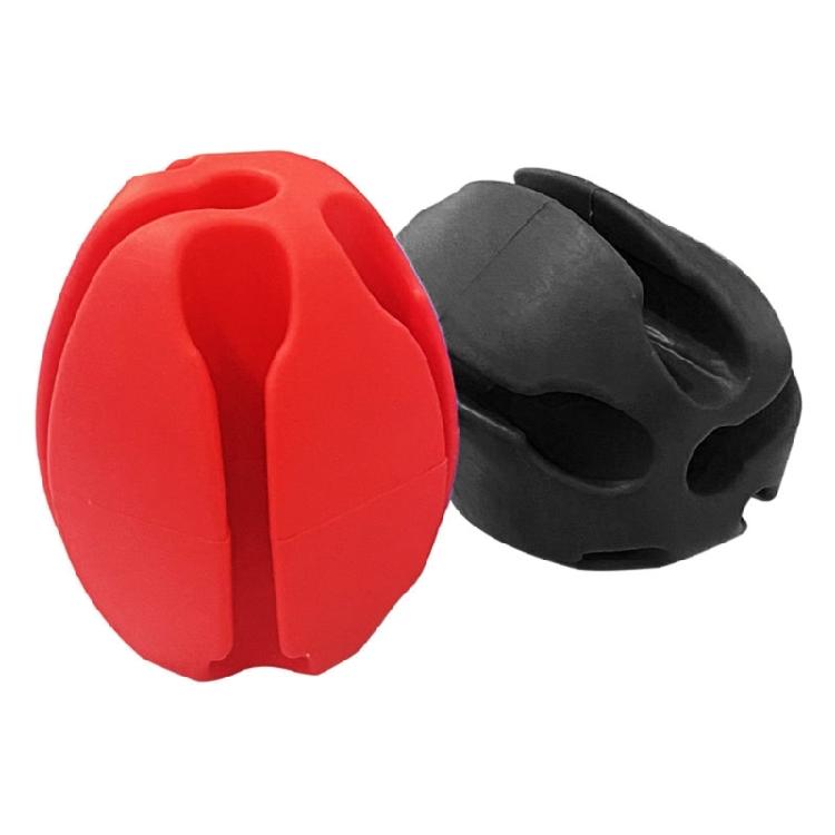 Reusable Fishing Rod Fixed Balls Plastic Fishing Rod Holder Eggs-shaped Rod Tie