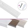 VidaXL Stair Nosing L-shape 5 Pcs Aluminium 100 Cm Silver, Stair Treads, Stair Edges, Stair Profiles, 146754