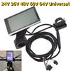 Lcd Display E-Bike Electric Bicycle Scooter Speed Meter Screen 24V 36V 48V 64V