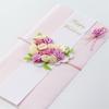 Midori Celebration Envelope PC Gold Envelope 154 Wedding Celebration Heart Bouquet Pattern Pink 25154006