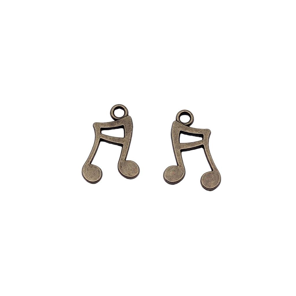Jewelry Crafts Music Note Charms Alloy Pendants For Concert Collector