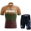 2023 Cross-border STRAVA Tour de France cycling wear short-sleeve set with quick drying clothes available for drawing