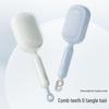 Portable Retractable Massage Comb with Anti-static, Fluffy Detangling Cushion