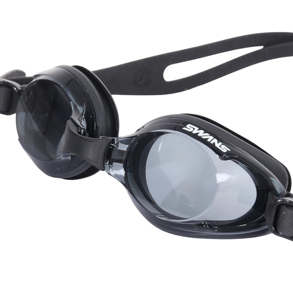 Swimming Fitness Cushioned BK [Swans] Goggles, Goggles, TK-SWRV-008N (Black/FF/Men's)