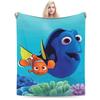 Фланелевое одеяло Finding Nemos Dorys Bruce Squirt Crush  Забавные пледы для дома 200x150 см Покрывало