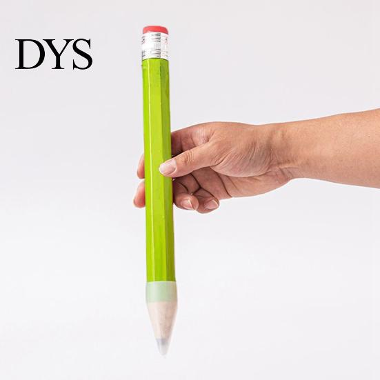 Novelty Stationery Gift Giant Colored Pencil with Eraser 34cm Wooden Prop for Decor Photo Extra Large Shoot Advertising Creative Desk Ornament Unique