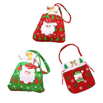 Cute Candy Holder Bag Boot Christmas Home New Year Xmas Stocking Decor Gift