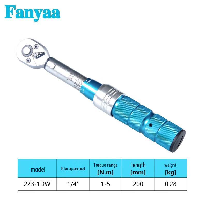 Fanyaa Professional Preset Adjustable Torque Wrench