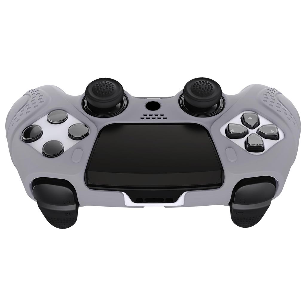 PlayVital PS5 Edge Controller Silicone Cover Soft Rubber Protector Skin for PS5 Edge Wireless Controller with Thumb Grip Caps Edition Non-Slip Case,