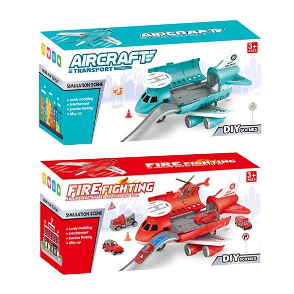 Cheer US Airplane Toy for Kids 2-7, Cargo Transport Play Set, Compatible with US Airplane Toys, Gift for Toddlers 3+