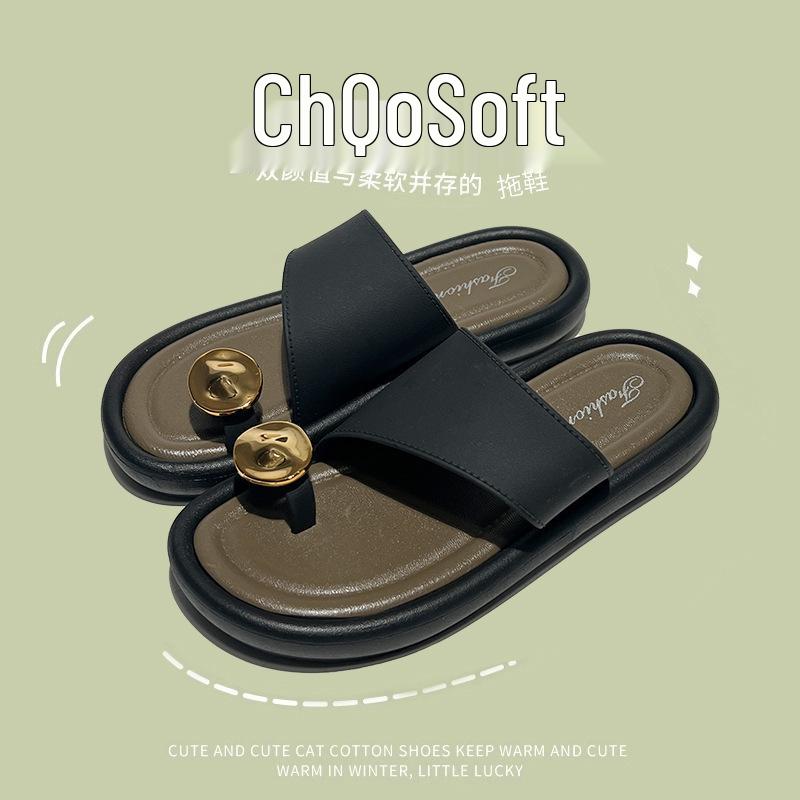 2024 Women's Versatile Rhinestone Bow Sandals: Casual Summer Beach Slippers