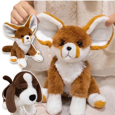 Creative Animal Fox Plush Doll Big Eared Basset Dog And Fennec Fox Plush Doll Home Decor Birthday Gift For Boys And Girls