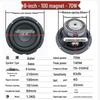 8-inch Dual Magnetic Subwoofer KTV Speaker with Heavy Bass for Home Theater