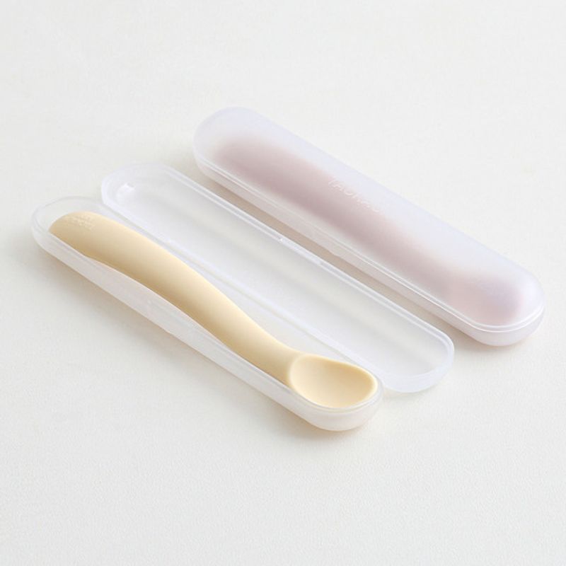 TACKAON Takgaon 1.2.3 Silicone 1,2-stage Spoon (case Included)