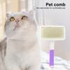 Pet Comb Dog Stainless Steel Pins Anti-slip Handle Portable Anti-break Dog Cat