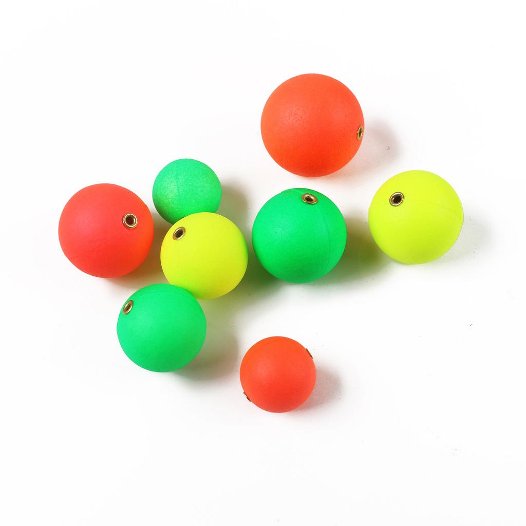 60Pcs Fishing Float Set Plastic Round Shape Water Bubble Float Tackle Fly Fishing Outdoor Tackle Fishing Bobber Float