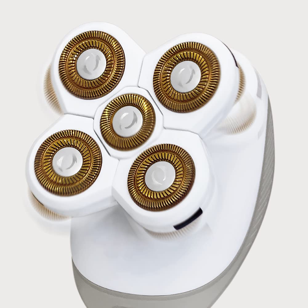 Rechargeable body LASH 5-blade shaver, white, WH, Azuma,