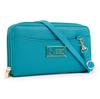 Cartera con Doble Cremallera de Snoopy, Bandolera Grande, Merchandising de Personaje Colorido, Bolso para Mujer, Capacidad, (azul)