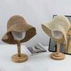 Women's Hat Korean Version Handmade Knitting Stitch Wide-brimmed Hat 2026 Summer Beach Sun Protection Shade Bowl-shaped Hats