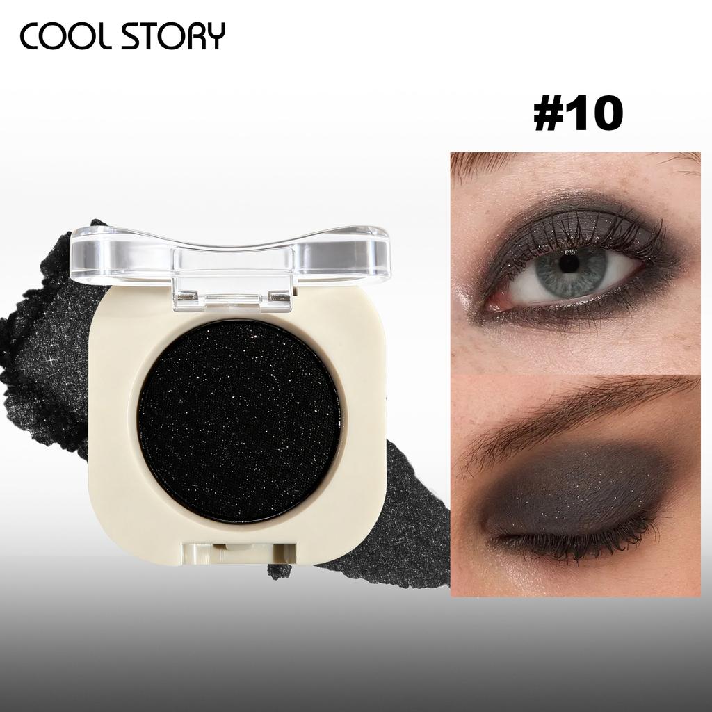 Monochrome Glitter Champagne Eyeshadow Diamond Waterproof Matte Eyeshadow Palette Pearlescent Glitter Shiny Eyes Makeup Cosmetic