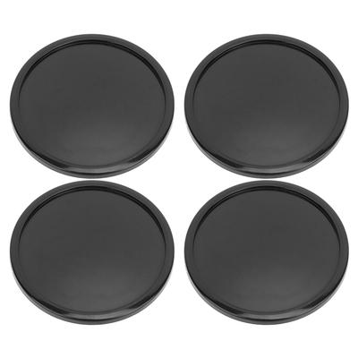 4 Buc. Capac Central Roată 65mm OD 48mm ID Elegant Universal Ușor de Instalat Acoperire Centrală Roată Anvelopă Negru