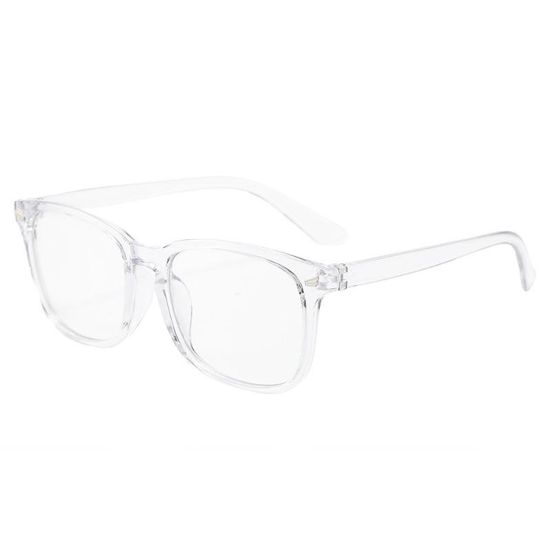 Unisex Anti Blue Light Square Glasses Full Frame Radiation Protection Optical Eyewear for Men Women Fashion