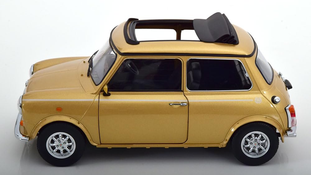 KK Scale Mini Cooper Sunroof Gold Metallic Drive Finished Product 1/12 Right-Hand