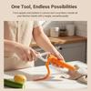 Sharp Long Handle Vegetable Peeler Multiple Functions Stainless Steel Blade For Potato Fruit Kitchen Utensil7