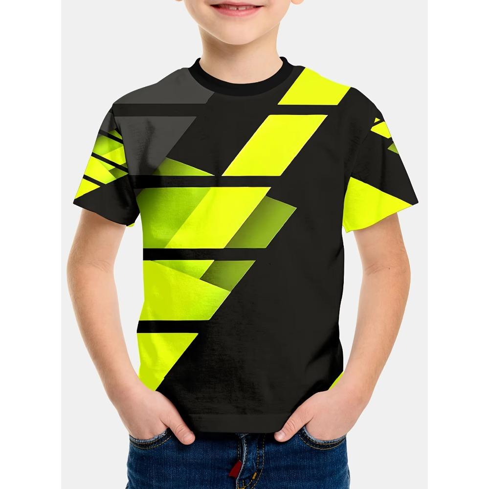 T-shirts, children's summer clothing, boys' clothing, comfortable streetwear, boys' clothing