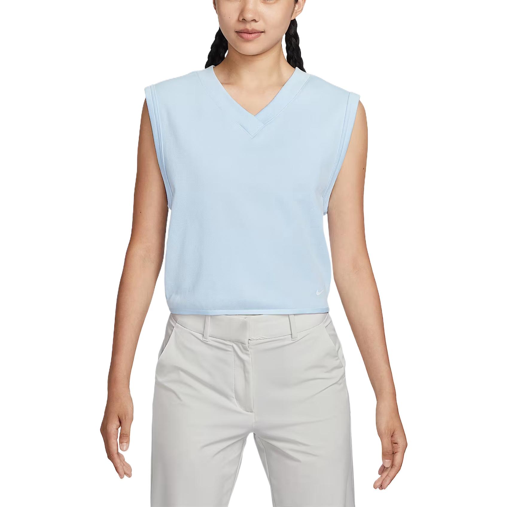 

Nike Golf Clothing Women s Blue V Neck Moderate IH0940-441 L