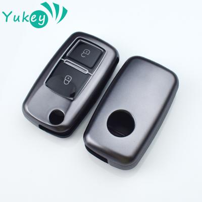 TPU bilnyckelfodral skal skal Fob för VW Volkswagen MK4 Bora Golf 4 5 6 Jetta Passat Polo Bora Touran Skoda Seat