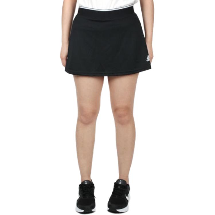 Adidas Moisture Wicking Versatile Sports Casual Skirt Women Skirts Black GL5480
