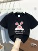 Kids Cotton Cartoon T Shirt Summer Short Sleeve Top For Boys And Girls Breathable Comfortable Tee