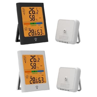Indoor Outdoor Thermometer Hygrometer Wireless Weather Station Temp Humidity