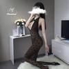 Tearable See-Through Lingerie Set: Tempting Stockings Bodysuit