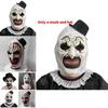 Enge clown latex masker Halloween feestkostuum accessoire voor cosplay en thema-evenementen