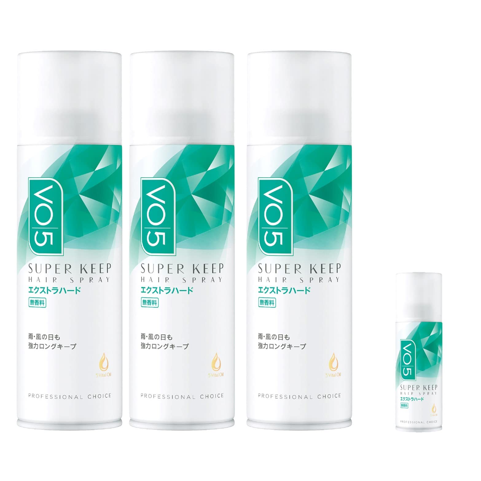 

VO5 Суперфиксация Лак для волос 330 г x 3 флакона Бонус Вьющиеся и Пушистые [Экстрасильная фиксация] Без запаха, + (Укладка, Волосы, Челка, Волосы) белый