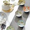 Japanese Style Wacai Magnolia Ceramic Deep Plate