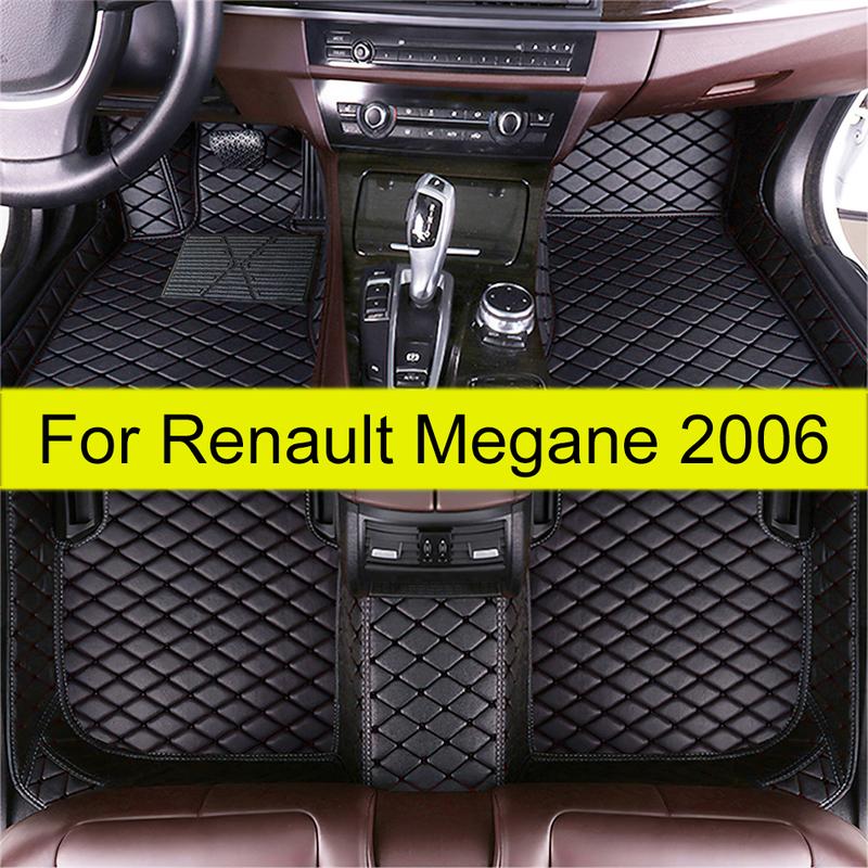 Car Floor Mats for Renault Megane Sedan 2006  Auto Foot Pads Automobile Carpet Cover