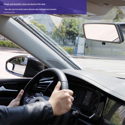 Automatic Retractable Car Window Sunshade Curtain for Heat Insulation and Sun Protection