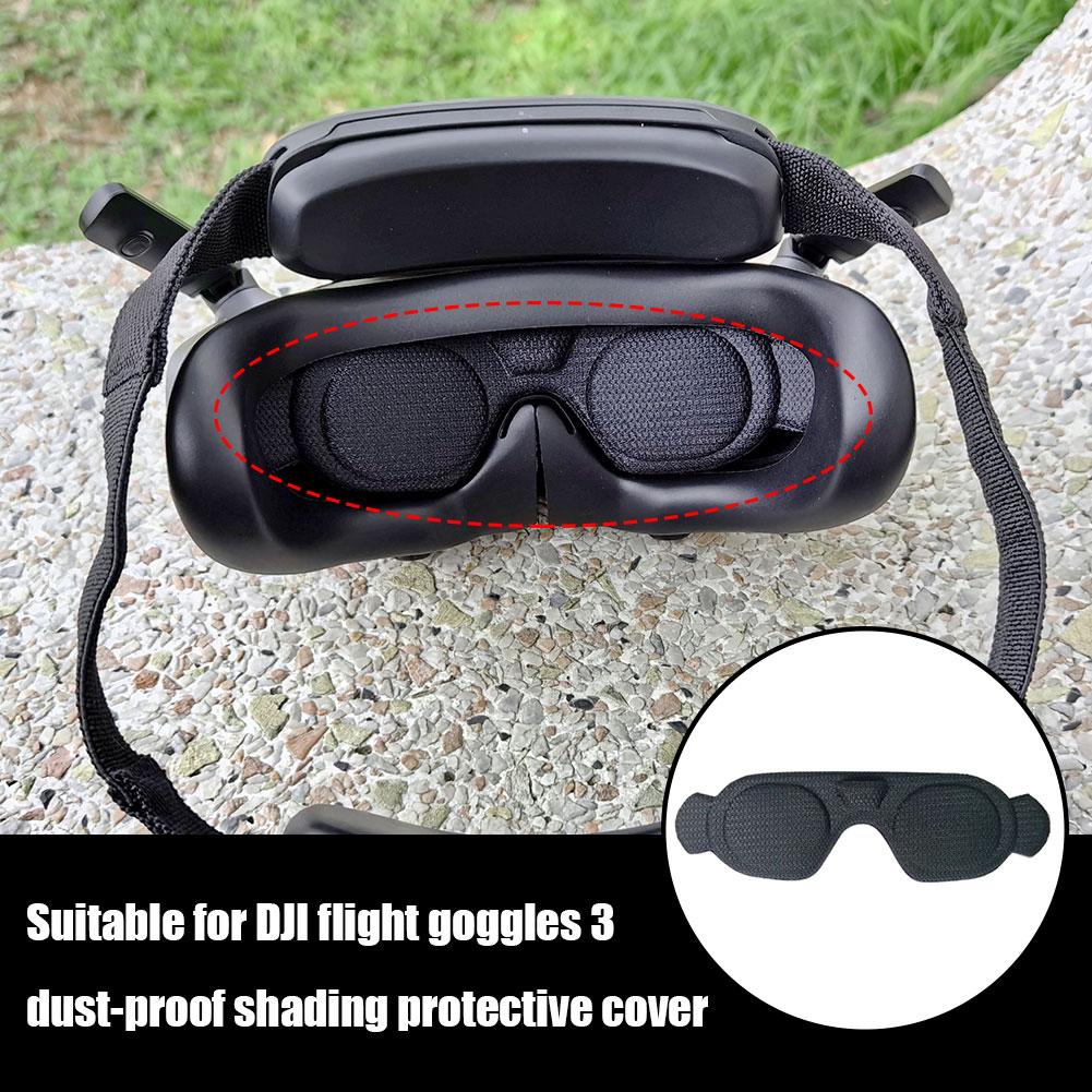 For DJI Flight Goggles 3 Lens Dust-proof Shading Protective Cover