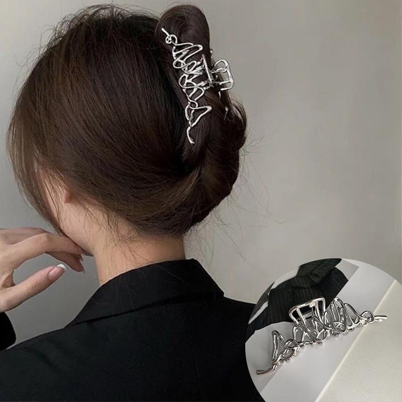 31Styles Metal Gold Silver Hair Claw Clips For Women Geometric Cross Snake Girls Jaw Clamps Punk Korea Hairwear Accessories