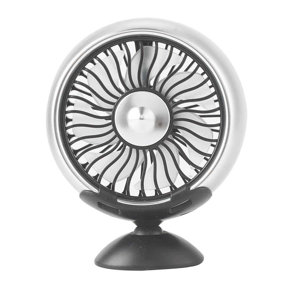 

DC 12V/24V автомобильный мини-вентилятор для охлаждения грузовиков, зажим для приборной панели, 2-скоростной регулируемый вентилятор для лобового стекла 4,6 ”6,5