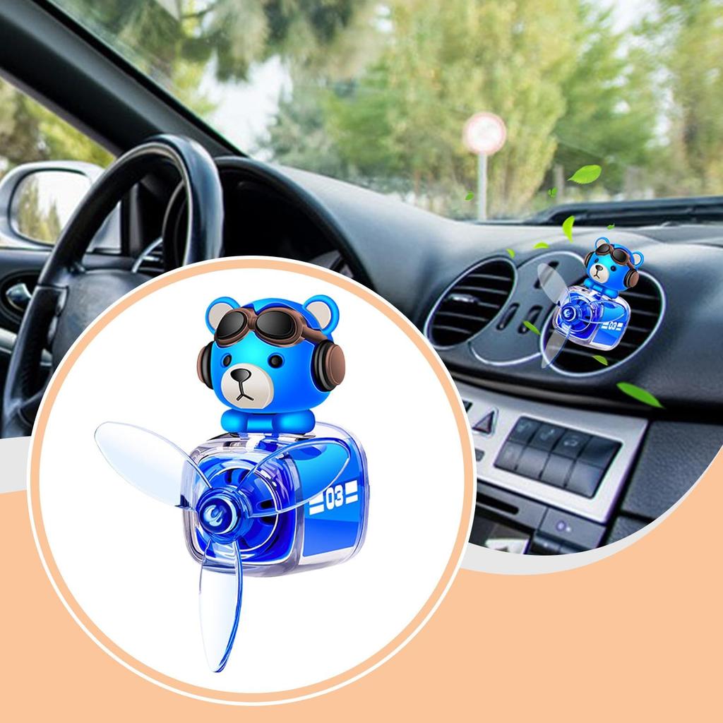 Elice Auto Ursuleț Pilot Curățare Aer Puritate - Odorizant Aromaterapie Auto | Ursuleț Desen Animat