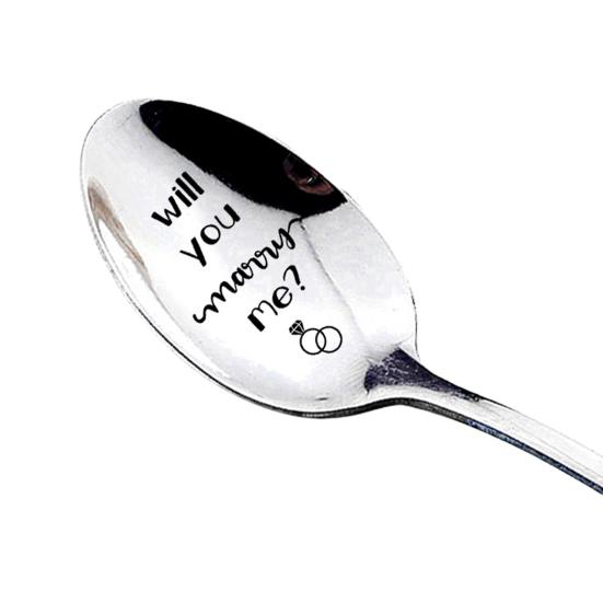 Long Handgrip Meal Spoon Wedding Banquet Large Dessert Mirror Surface Easy Clean