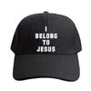 I Belong To Jesus Caps Summer Adult Baseball Cap Adjustable with Curved Brim Duckbill Hat Protection Sun Hats
