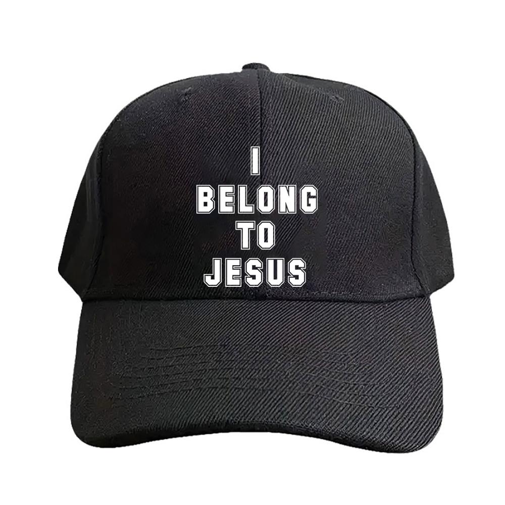 I Belong To Jesus Caps Summer Adult Baseball Cap Adjustable with Curved Brim Duckbill Hat Protection Sun Hats