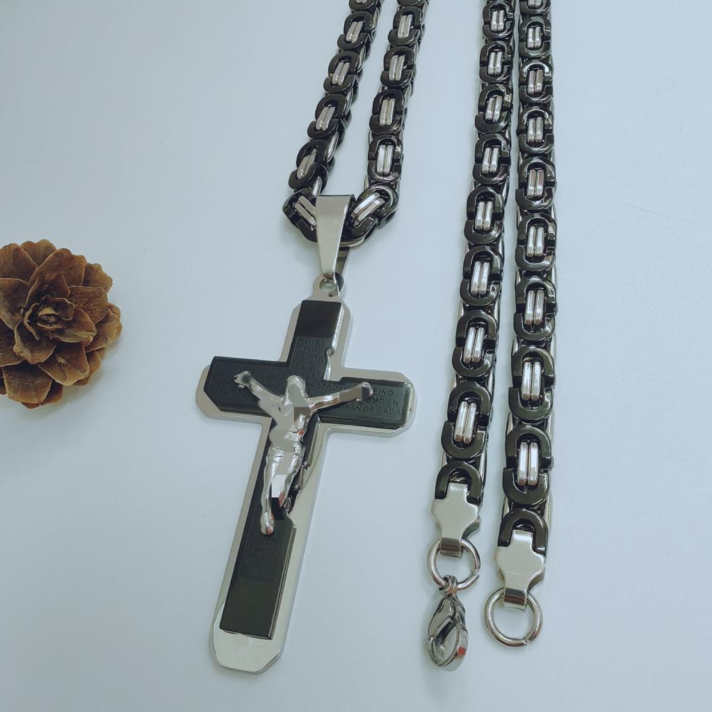Men's Fashion Trend Personalized Cross Pendant Necklace Jewelry 2026 Pendant Necklace Jewelry Accessories