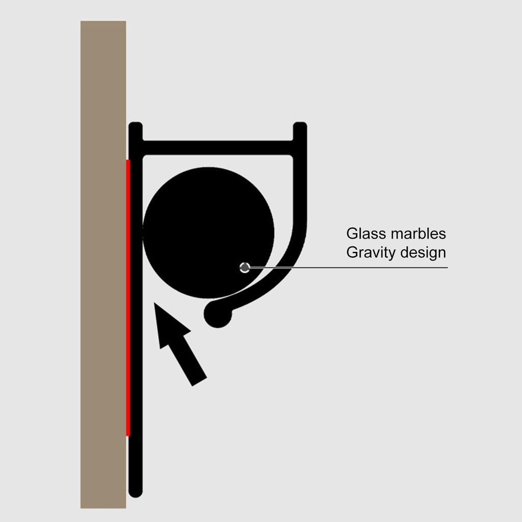 PlasticKitchen Organizer Ticket Paper Tab Clip Order Bill Receipt Hanging Rack Bar Invoice Document Holder Tools Storage