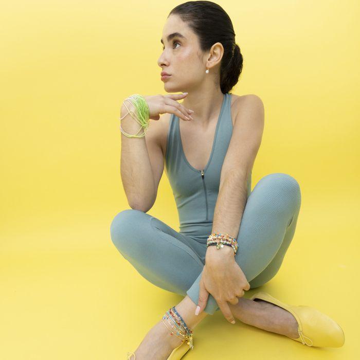 Bracelet - Luxenter - Halok - Cristal Vert - Finition or Jaune 18K - 16 Cm + 3 Cm D'extension